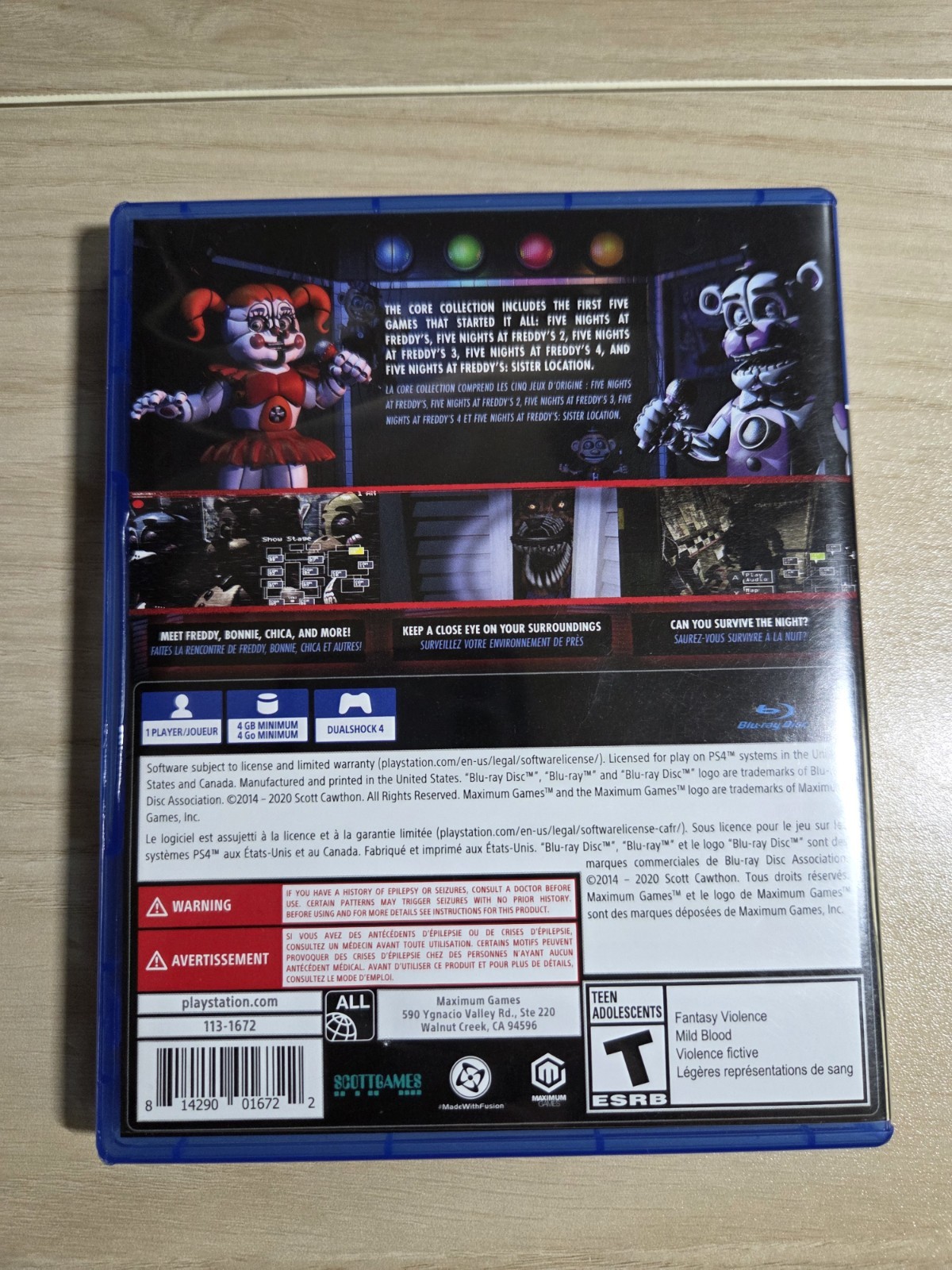 PlayStation 4 & PlayStation 5 Lot Five Nights at Freddy’s & Poppy Playtime VG
