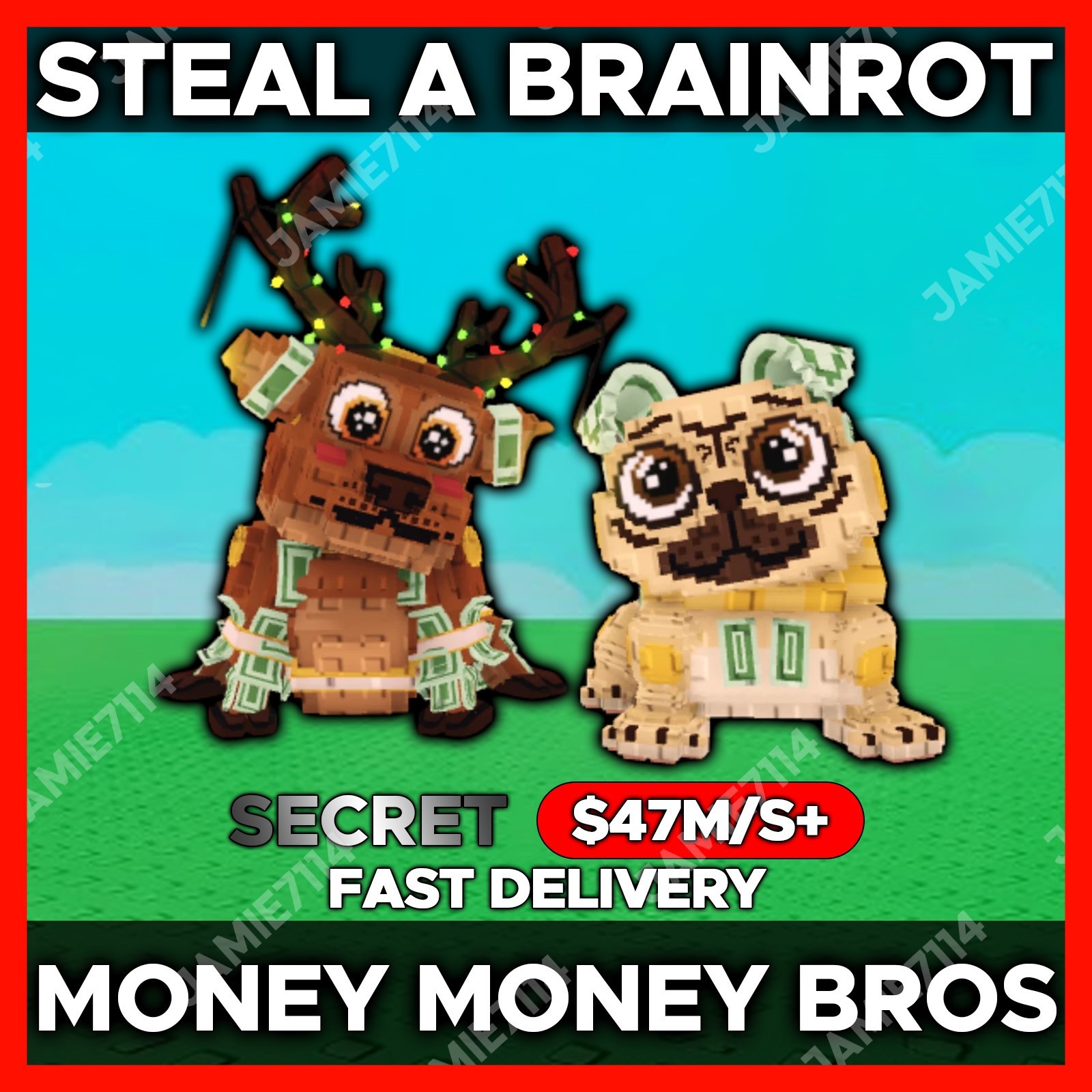 ✅MONEY MONEY BROS |💰STEAL A BRAINROT‼️FAST & EASY DELIVERY‼️ $47M/S