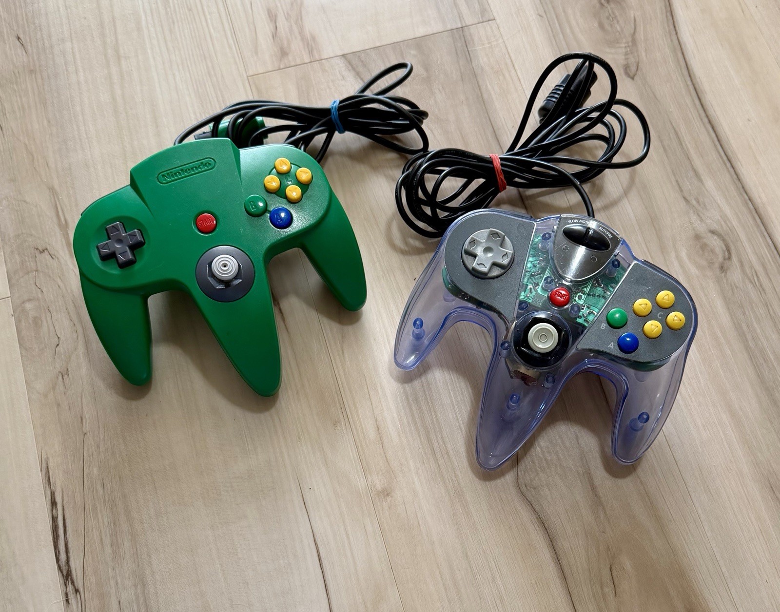 Nintendo 64 N64 System Console Mario Bundle Lot W/ Controllers – Tested