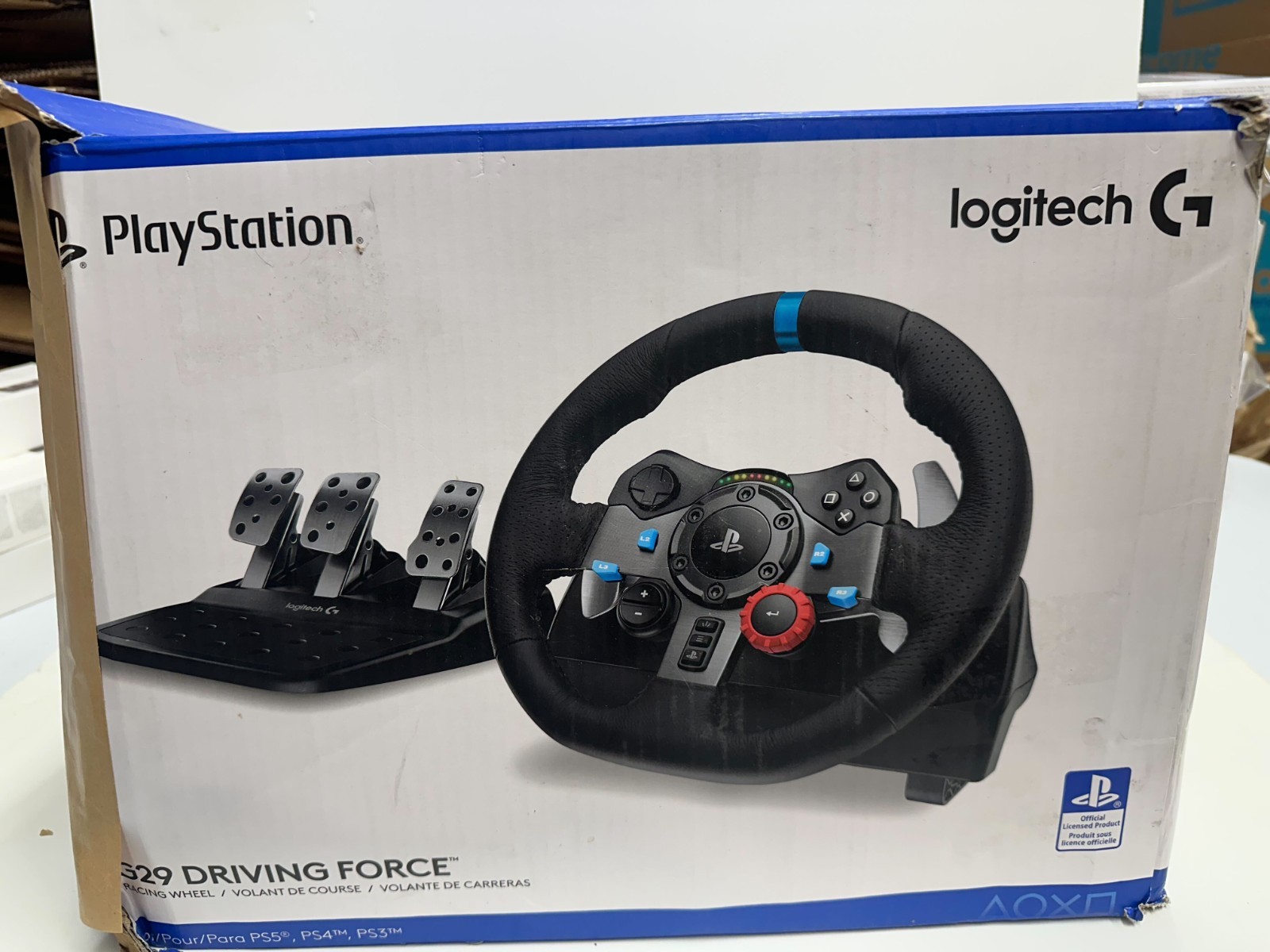 Logitech G29 Driving Force Racing Wheel and Floor Pedal