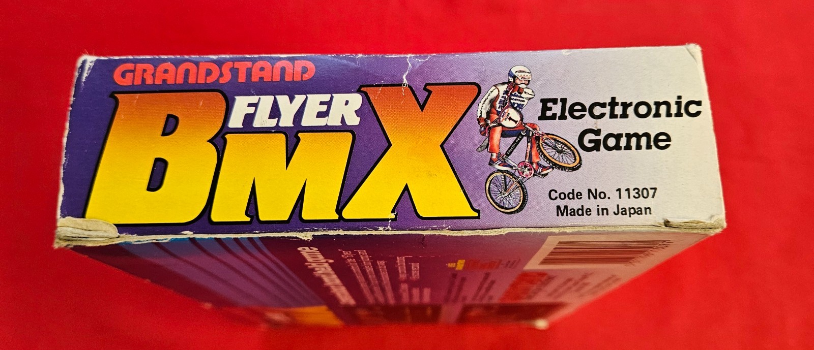 Grandstand Flyer BMX handheld Game&watch lcd game lasercolour Tomy