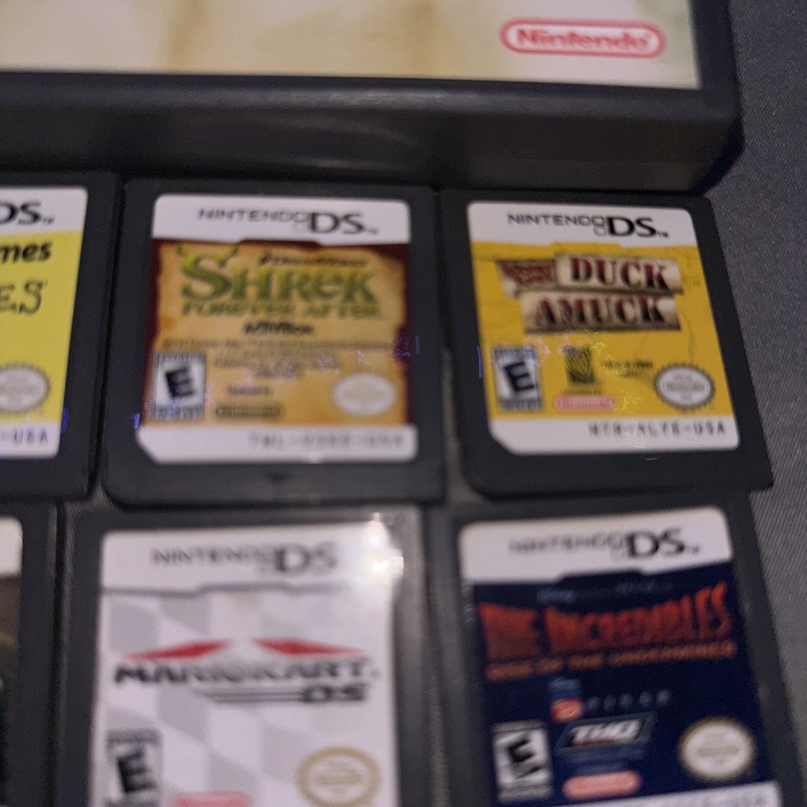 Nintendo DS/GBA Game 14 game lot (Nintendogs, mariokart, meteos,super mario64)