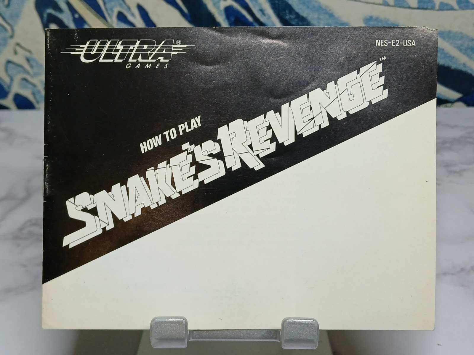 NES Snake’s Revenge, 1990, Tested, Game Manual and Sleeve Authentic
