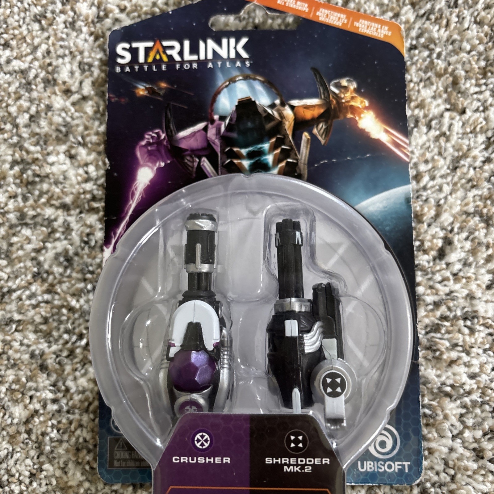 2018 Ubisoft Starlink BATTLE FOR ATLAS Weapon Pack: Crusher & Shredder MK.2; NIP