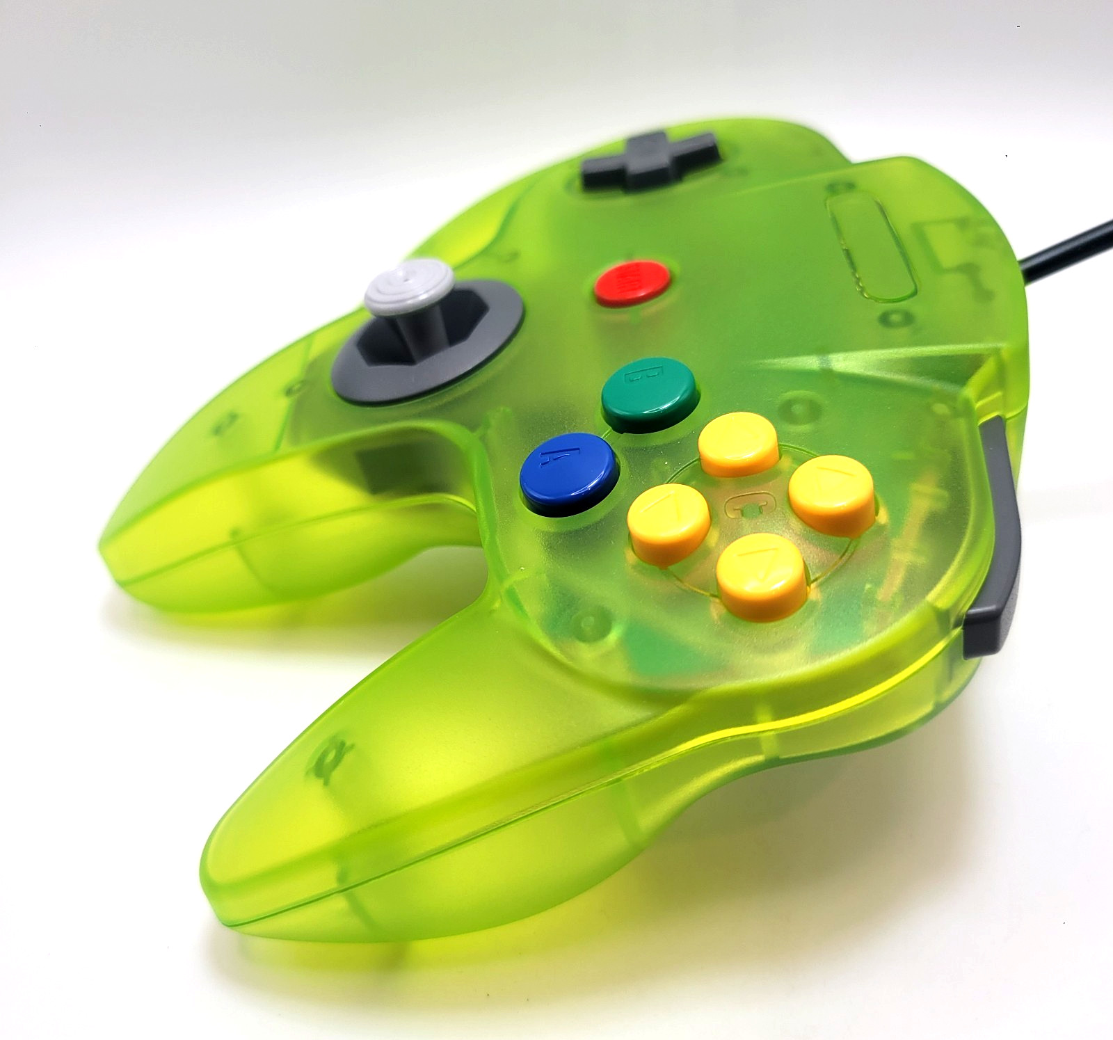 Nintendo 64 Wired Controller for N64 – TeknoGame® – Extreme Green – NEW IN BOX!