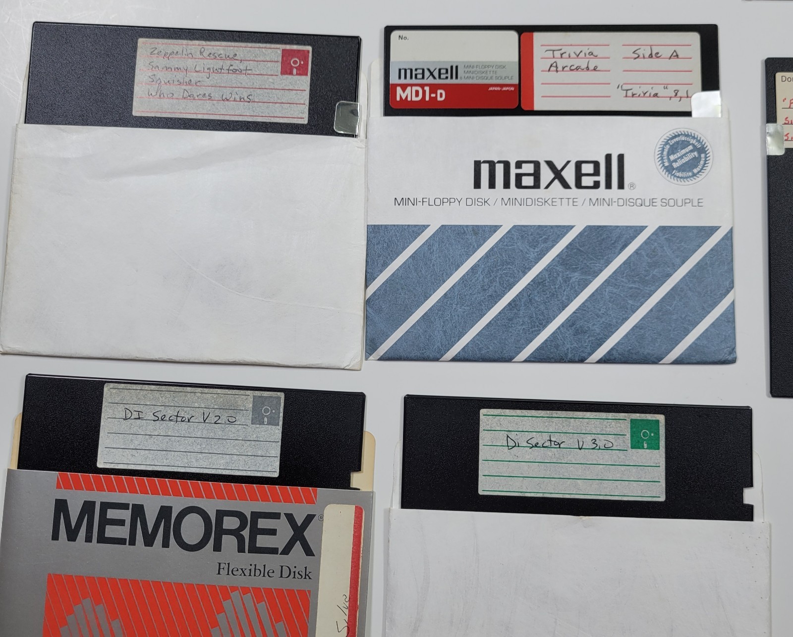 Commodore 64 Floppy Disks Games/Software Selling As Is for Blank Disk LOT Of 10