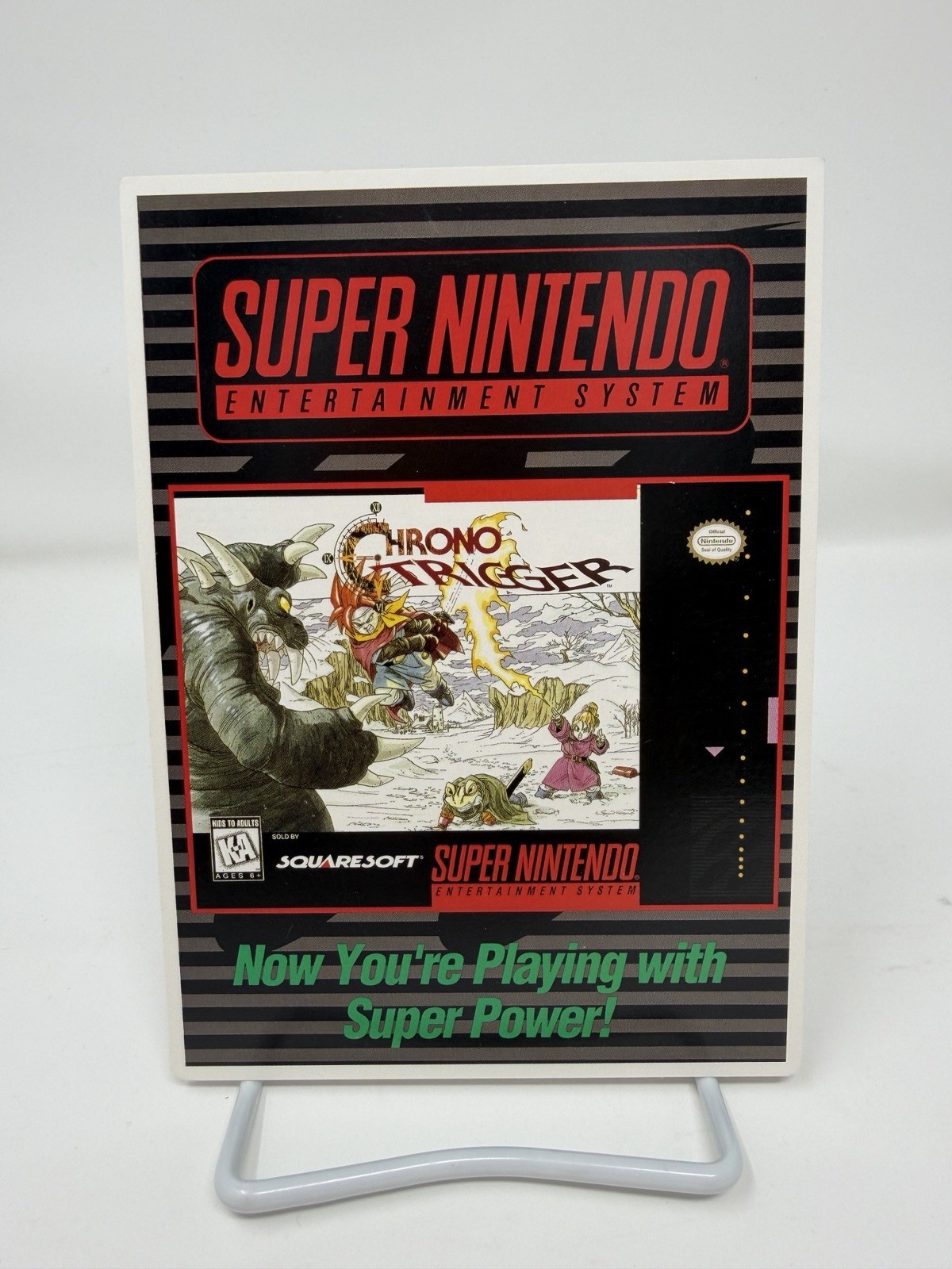Chrono Trigger (SNES/Super Nintendo) VIDPro Card – SNES – Holy Grail – RARE