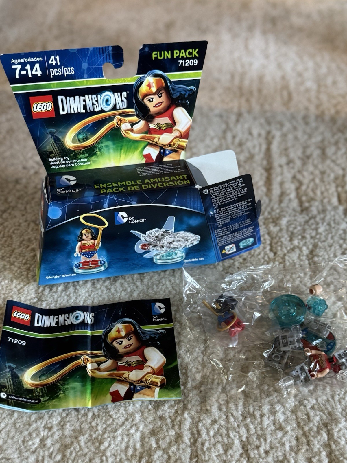 LEGO Dimensions: Wonder Woman Fun Pack (71209) RETIRED, UNOPENED BAG