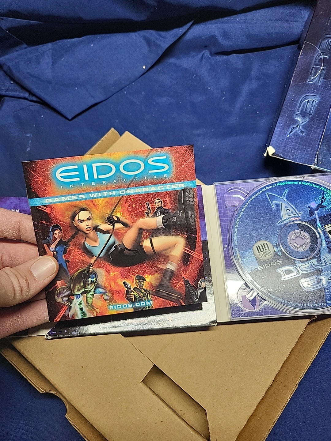 Deus Ex PC CD-ROM Big Box Classic Action RPG Game Ion Storm Eidos 2000