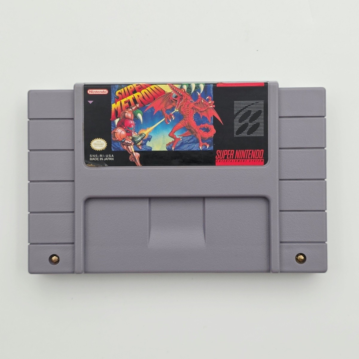 Nintendo Super Metroid SNES Game Cartridge Super Nintendo