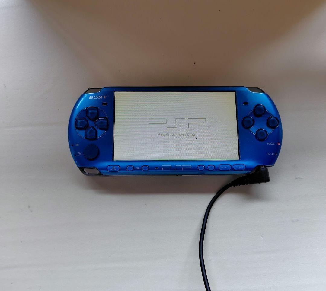 Sony PSP-3000 Vibrant Blue Console CIB BOXED Region Free Fully Tested