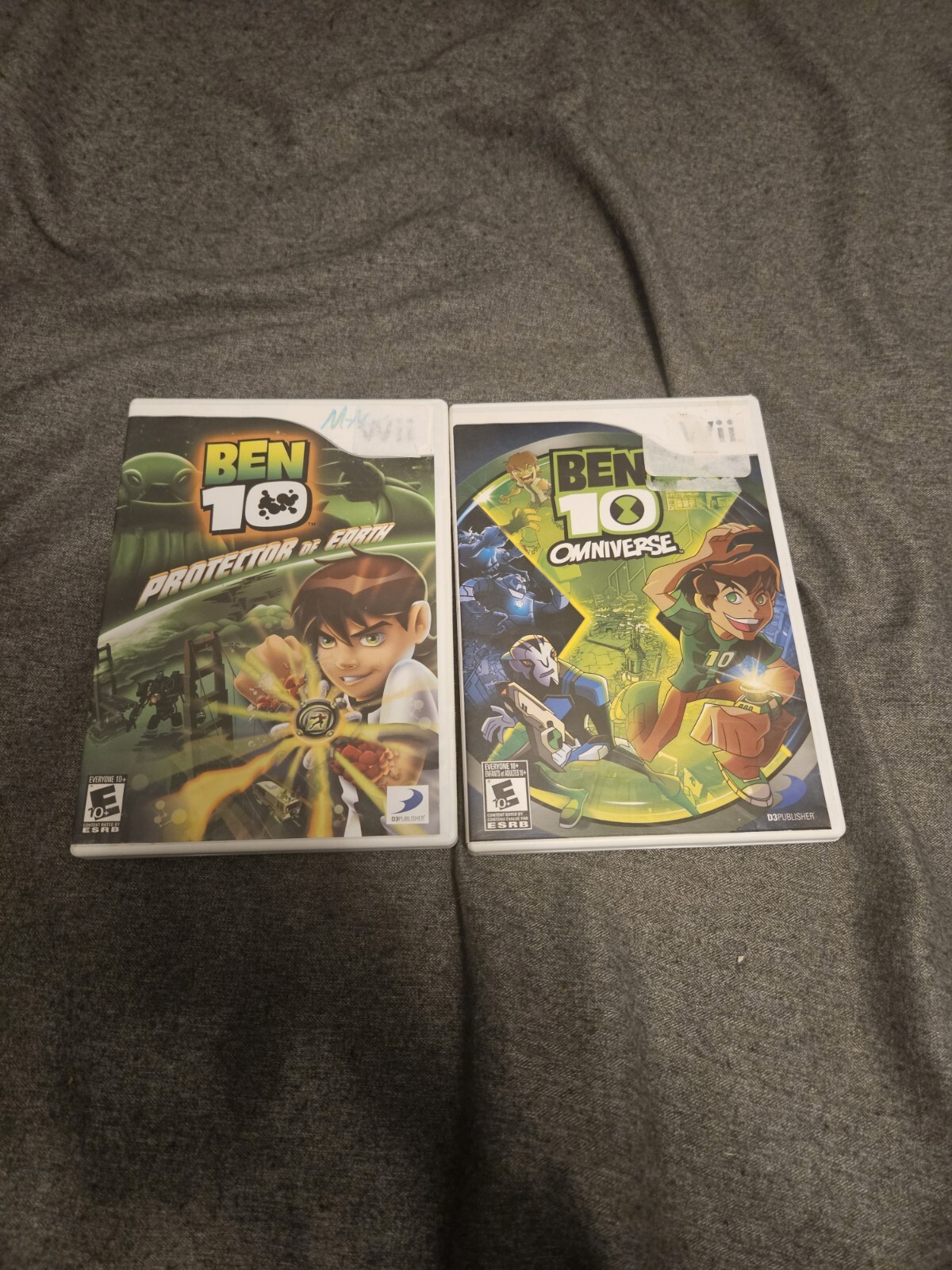 Lot Of 2 Ben 10: Protector of Earth/Omniverse Nintendo Wii