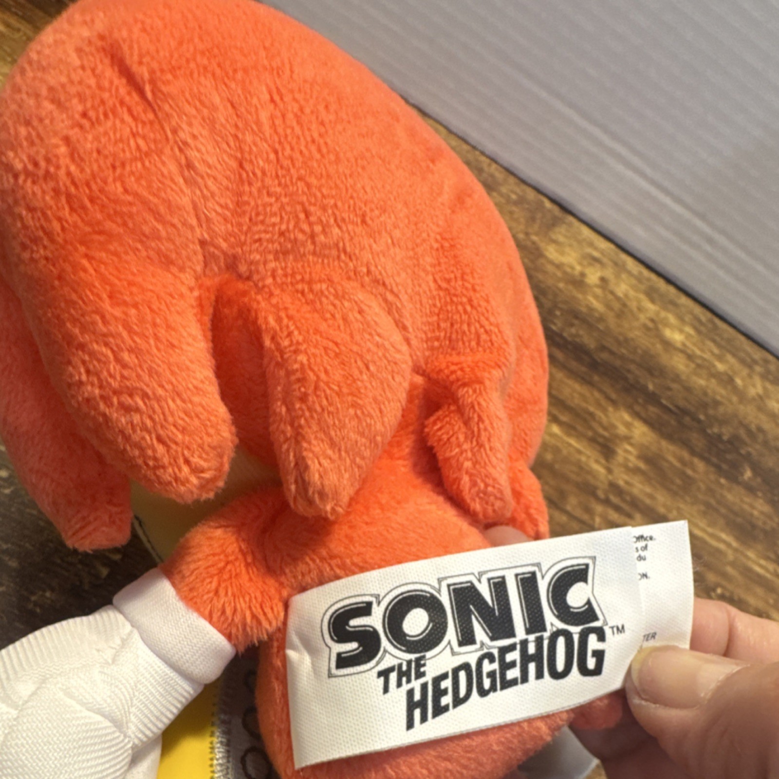 JAKKS Pacific Knuckles the Echidna Washable Plush Doll Sonic the Hedgehog 2023