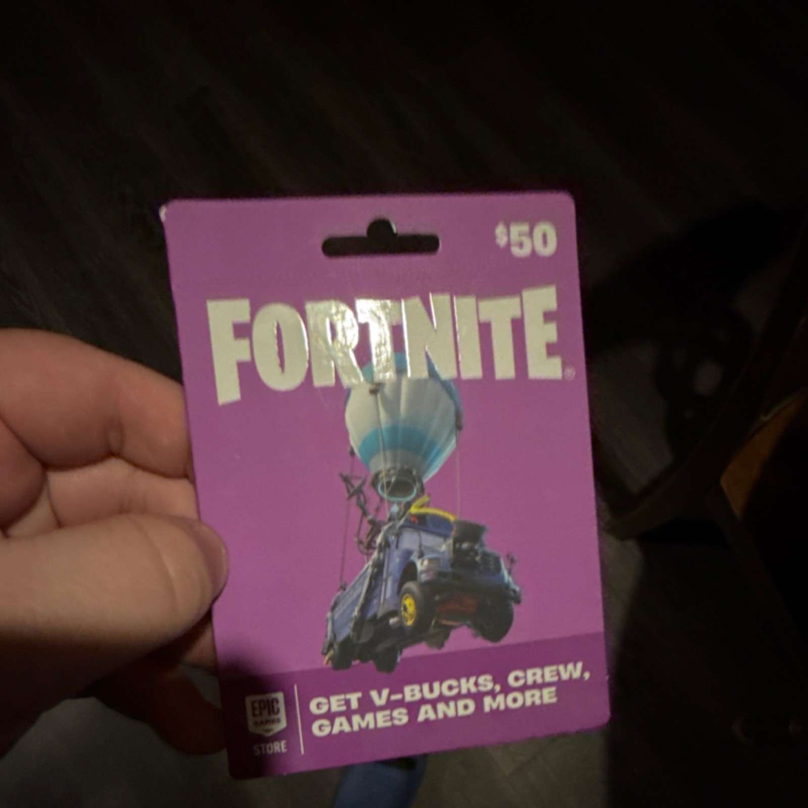 Fortnite $50 Prepaid Gaming Card for V-Bucks Multi-Platform