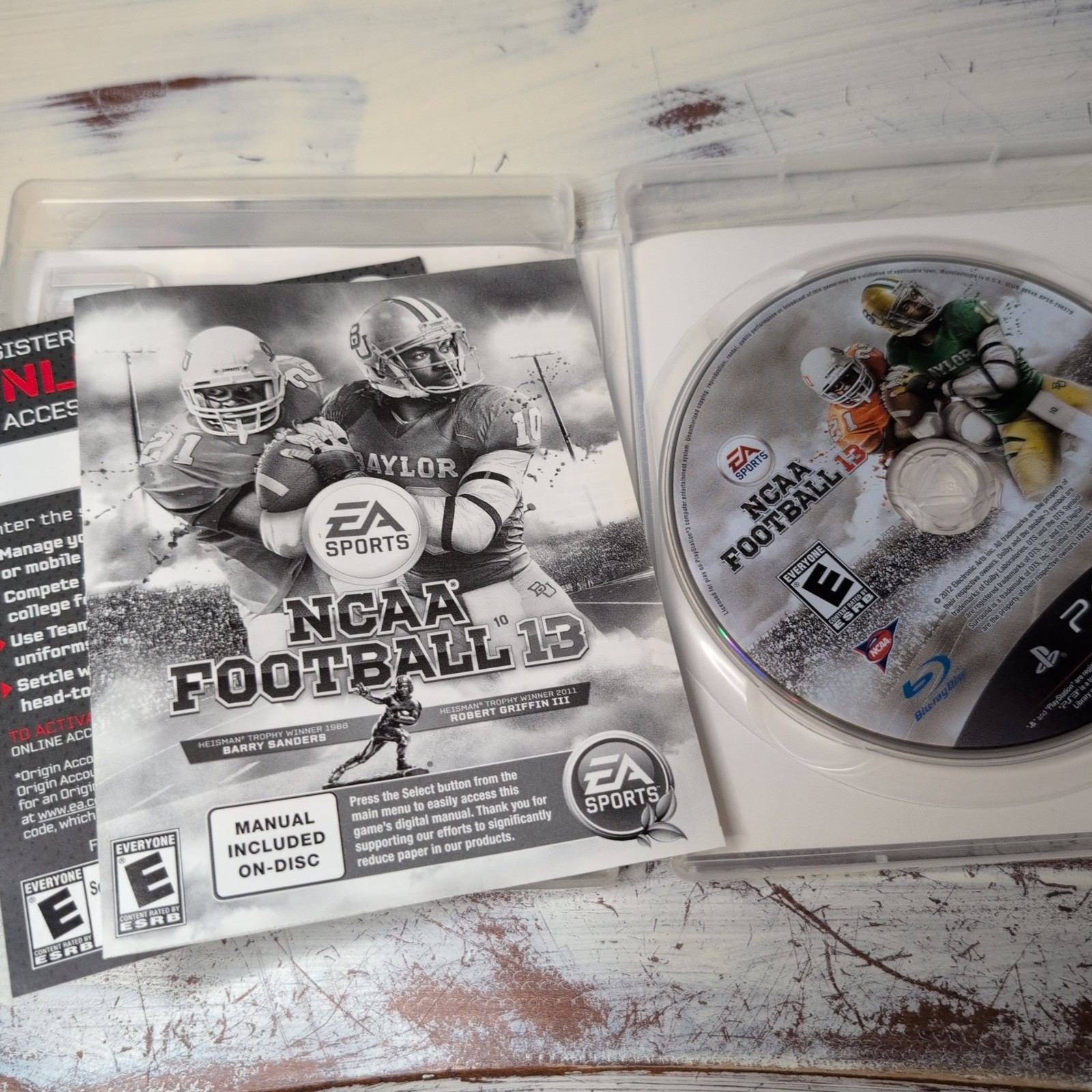 NCAA Football 13 Sony PlayStation 3 2012 PS3 Complete