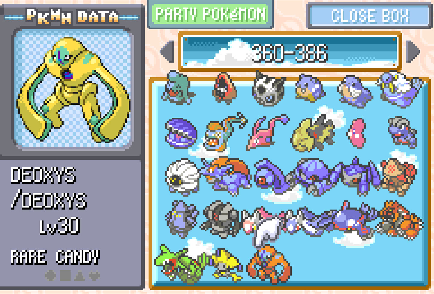 Pokemon Fire Red Gameboy Advance – Shiny Living Dex, Max Items, Events Unlocked!