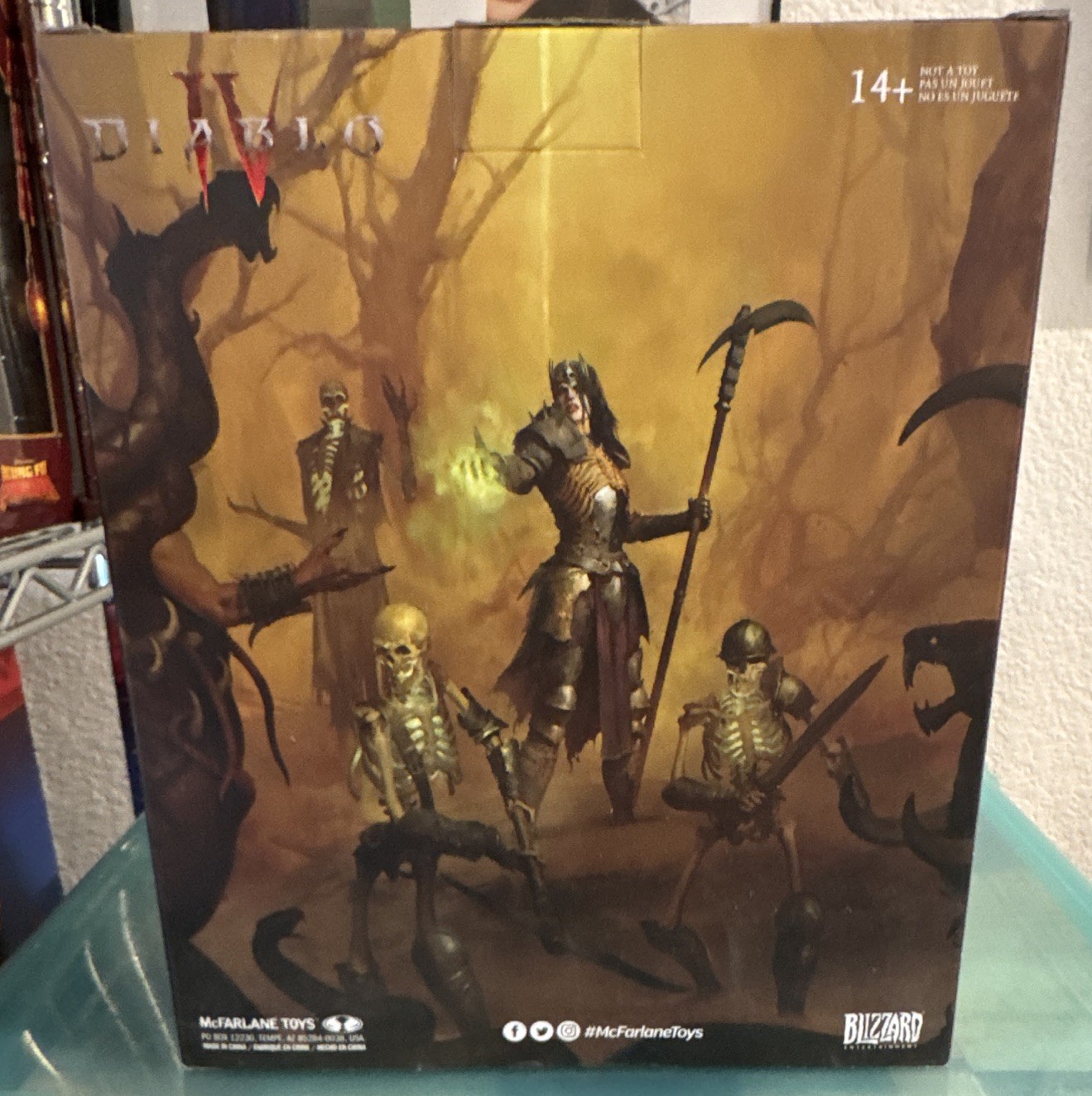 McFarlane Toys Diablo IV Necromancer 6in Posed Action Figure w/ Mystery Weapon