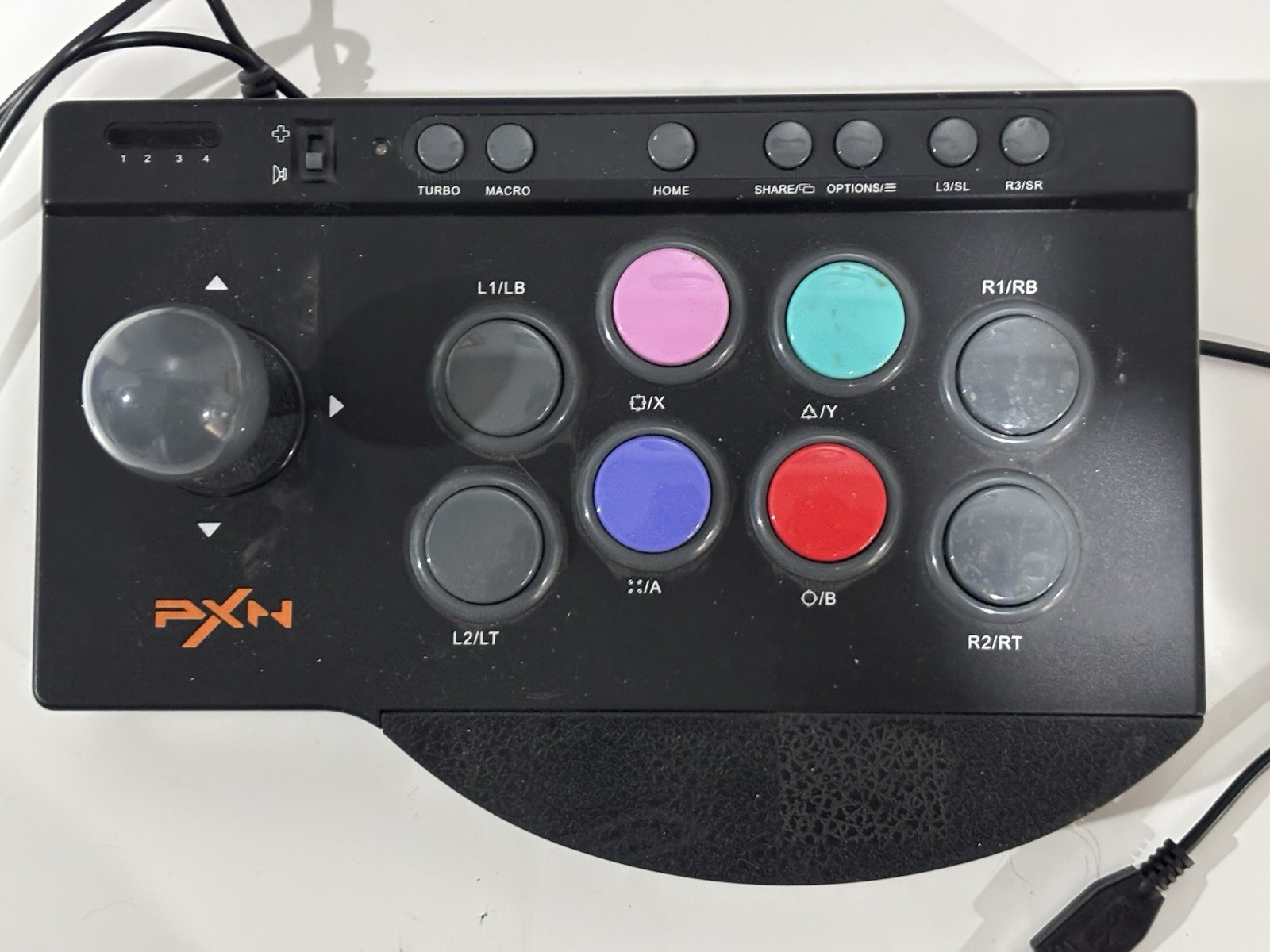 PXN [PXN-0082] USB Arcade Fight Stick for Android Switch Xbox One PS4 Windows