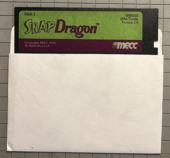 Snap Dragon PC – 3.5″ Disks (2) + 5.25″ Disk + Manual + Commands Sheet Complete