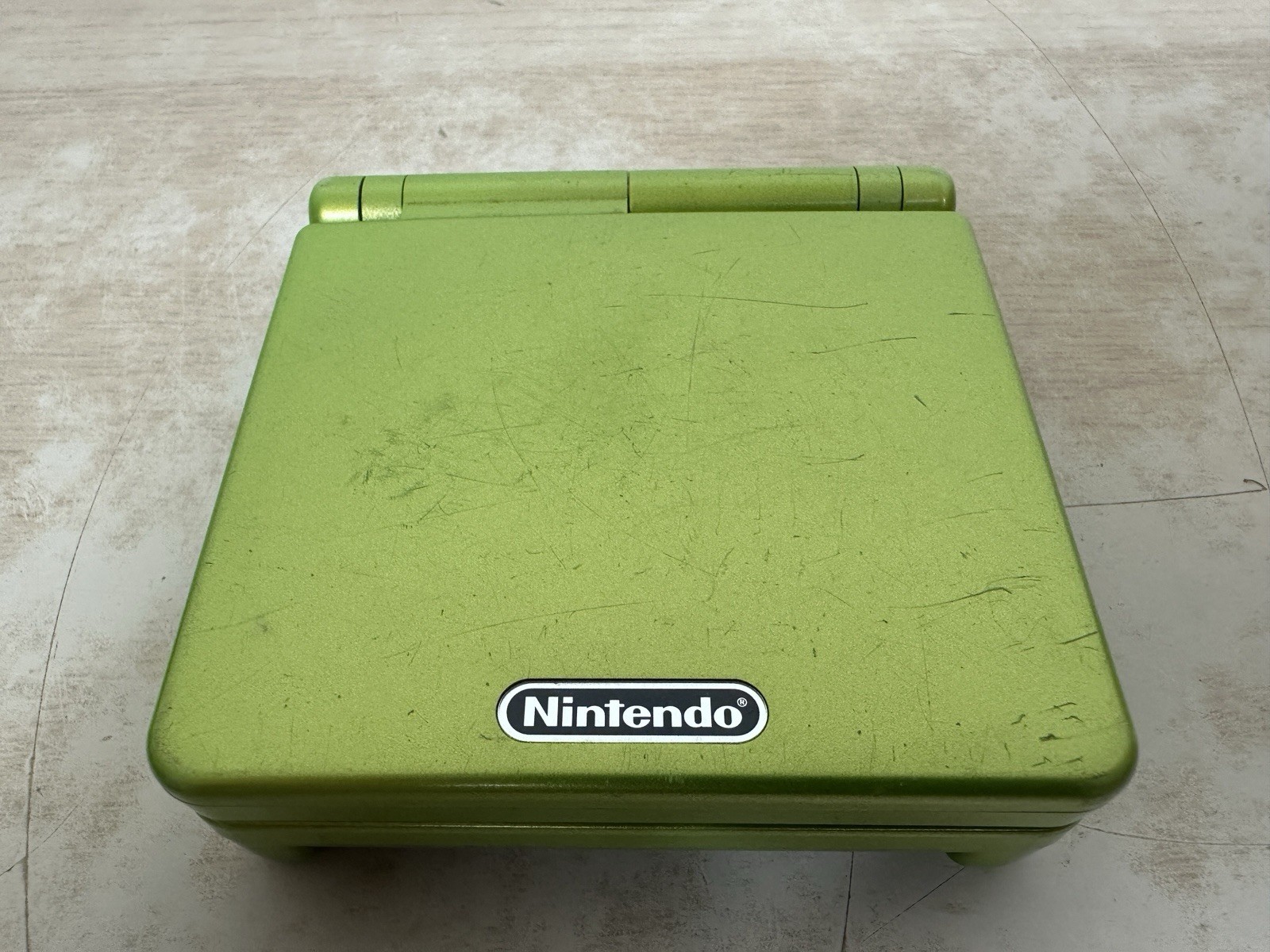 Nintendo Gameboy Advance SP Handheld System Console Lime Green (AGS-001) Tested