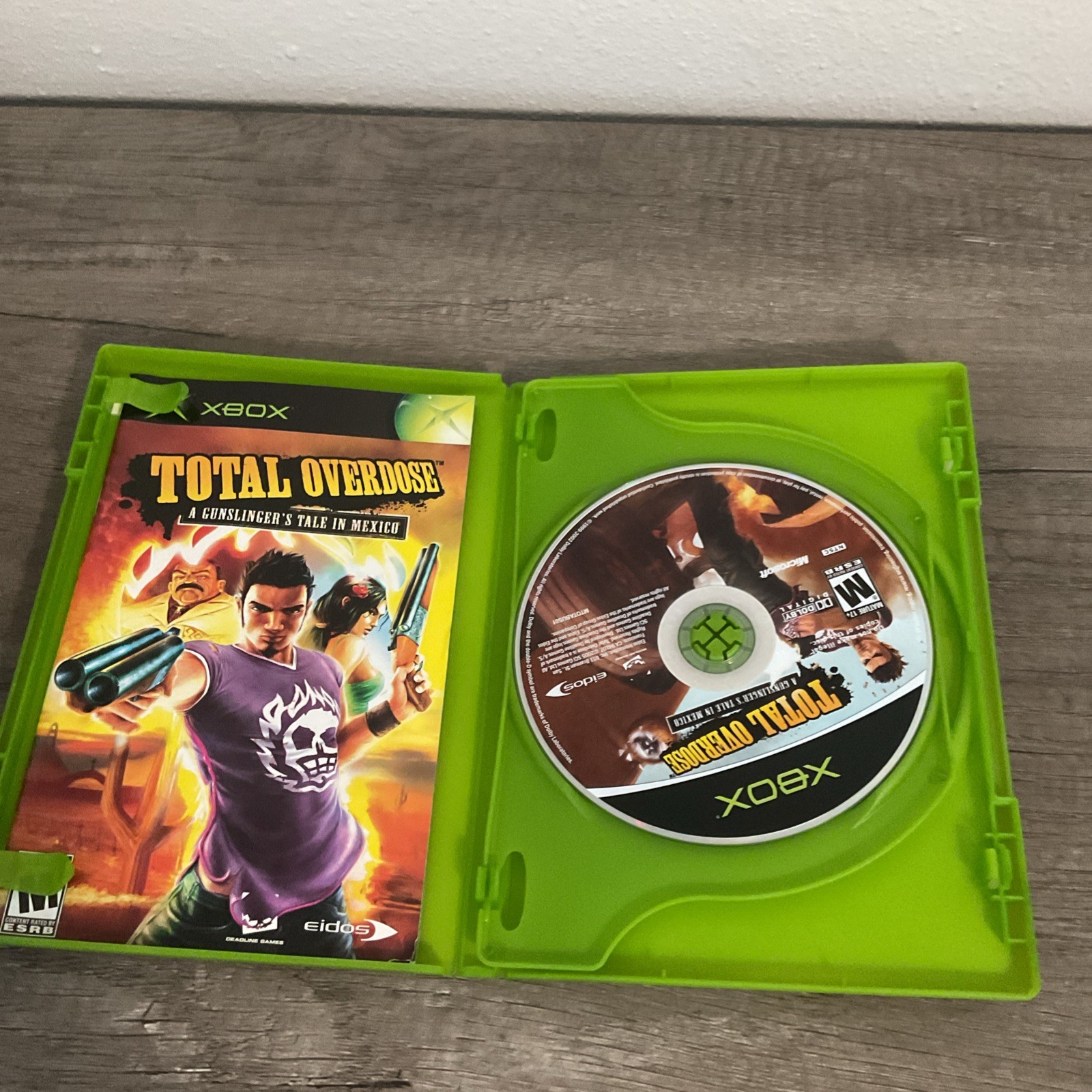 Total Overdose A Gunslinger’s Tale in Mexico (Microsoft Xbox, 2005) No Bonus