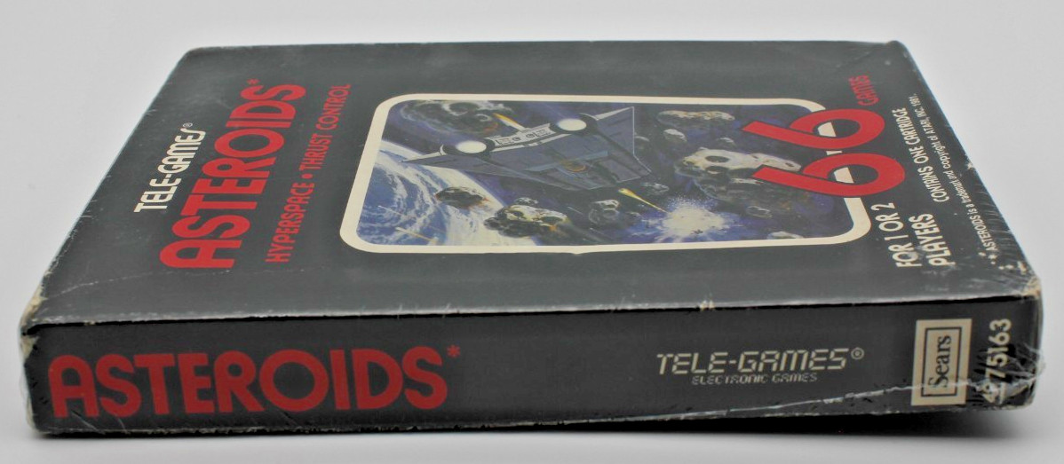 “Asteroids” 1981 Sears Tele-Games – Atari 2600 – RESEALED