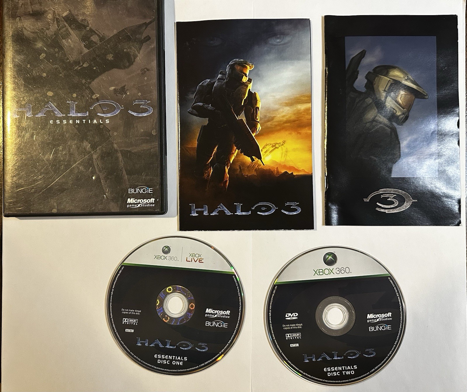 Halo 3 Essentials Legendary Edition – Xbox 360 2 Disc Set W Comic & Poster