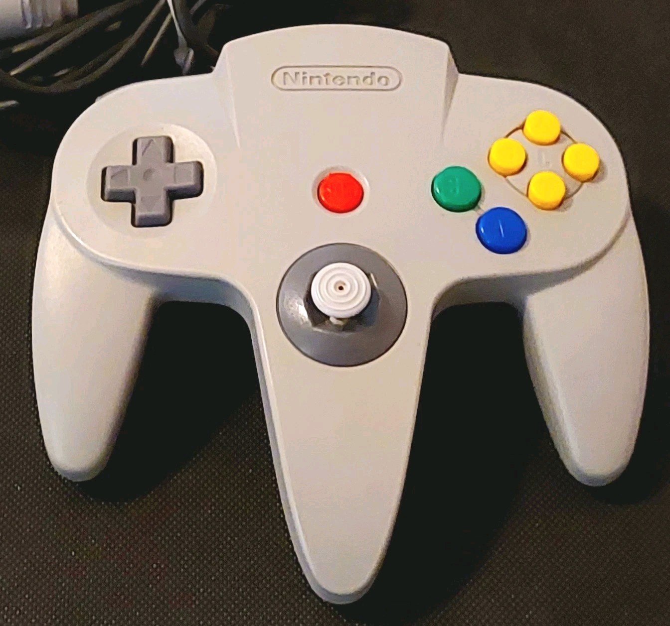 Nintendo 64 N64 Gray Controller Authentic OEM Tested & Working