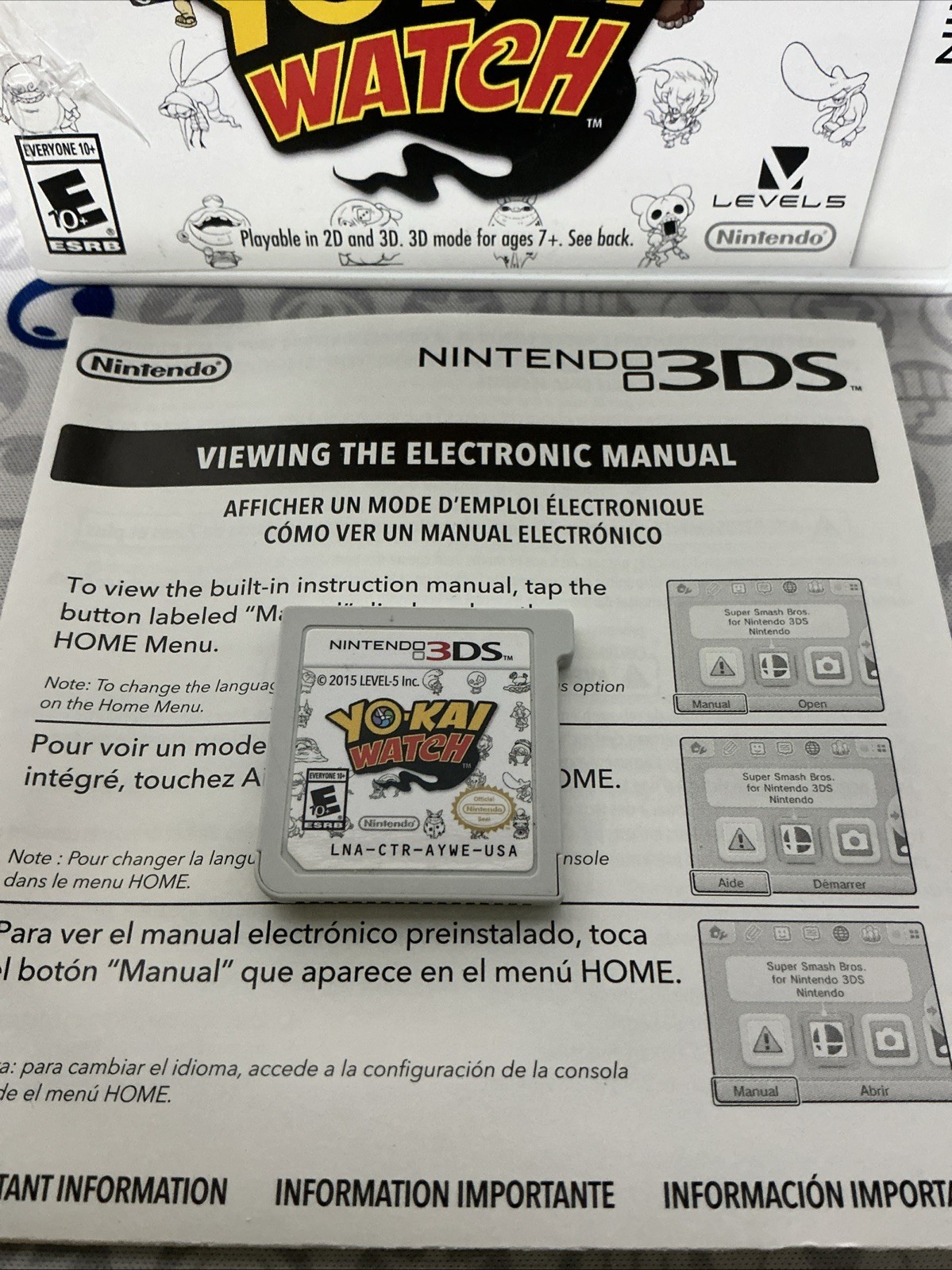 Yo-Kai Watch (Nintendo 3DS, 2015) – Authentic- Tested – FastShip!