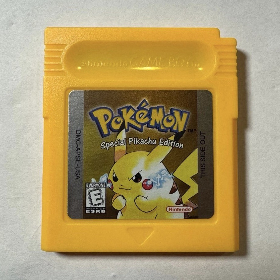 Nintendo Pokémon Yellow: Special Pikachu Edition Game Boy RPG 1998 NTSC-U/C E