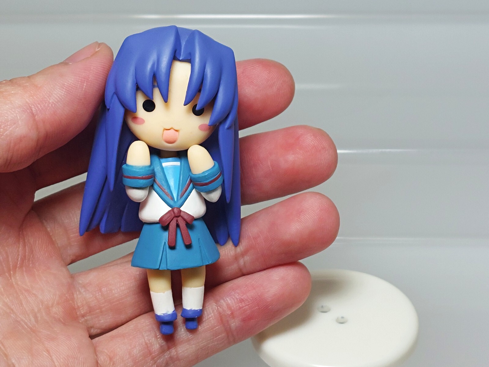 Haruhi & Nyoro~n Niitengo Collection 2.5 Ashakura Ryouko Figure Chara-Ani 2.6in