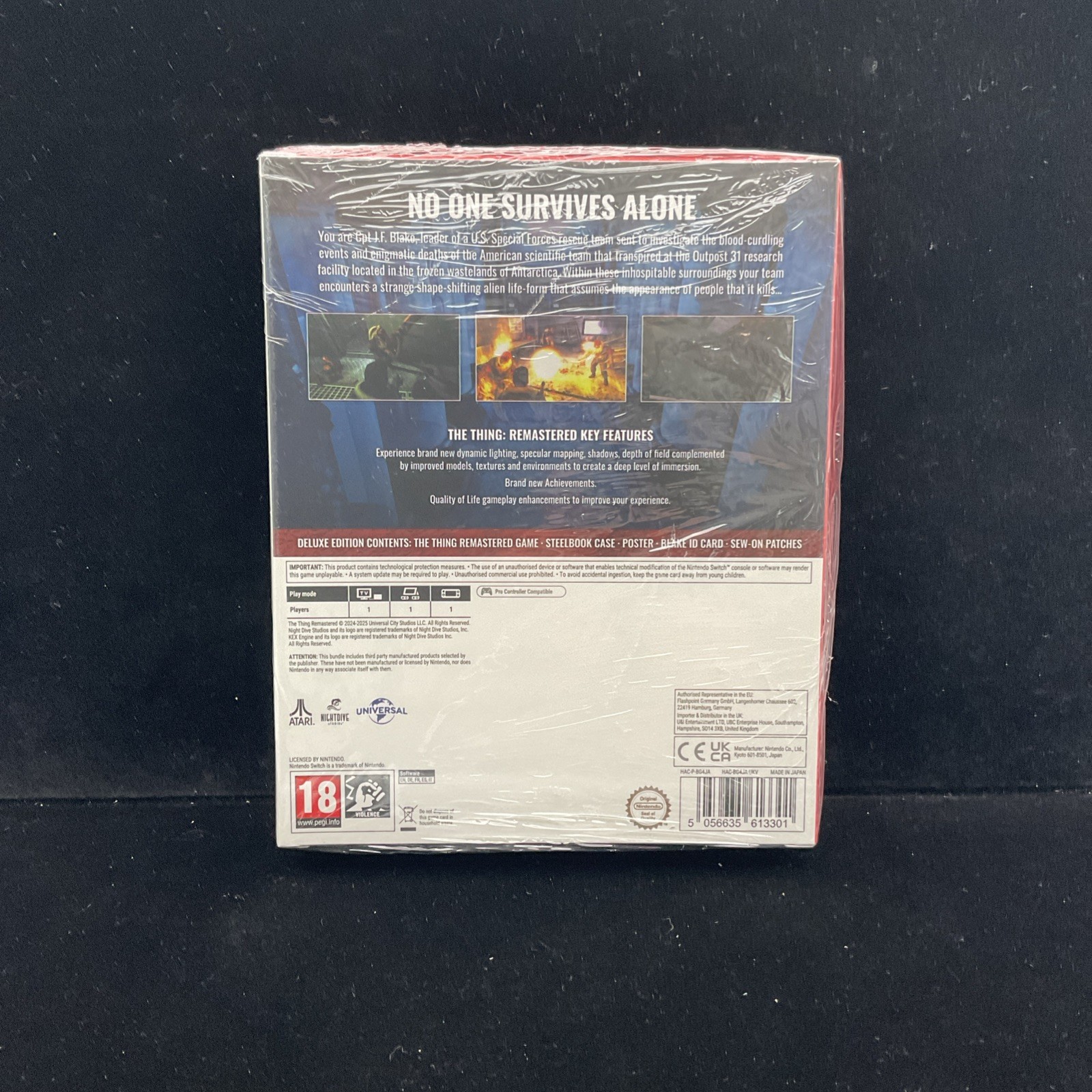 The Thing Remastered Deluxe Edition (Nintendo Switch) Brand New Factory Sealed