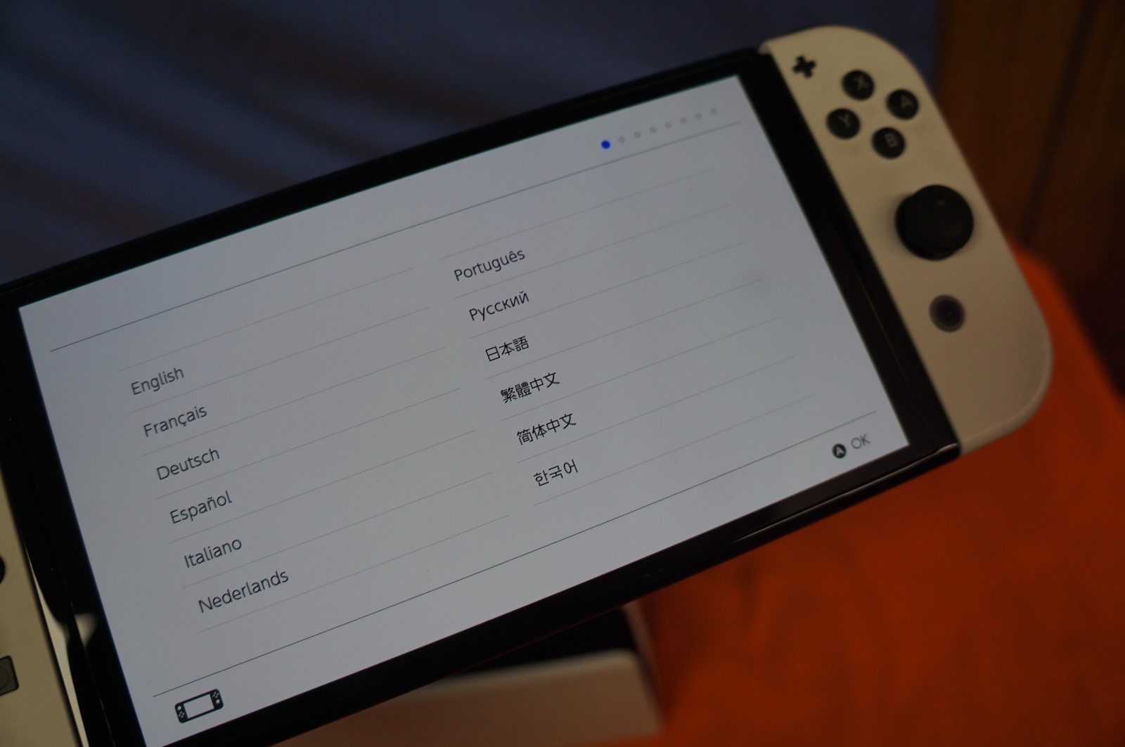 Nintendo Switch OLED HEG-001 64GB White Handheld Gaming Console “No Cords”