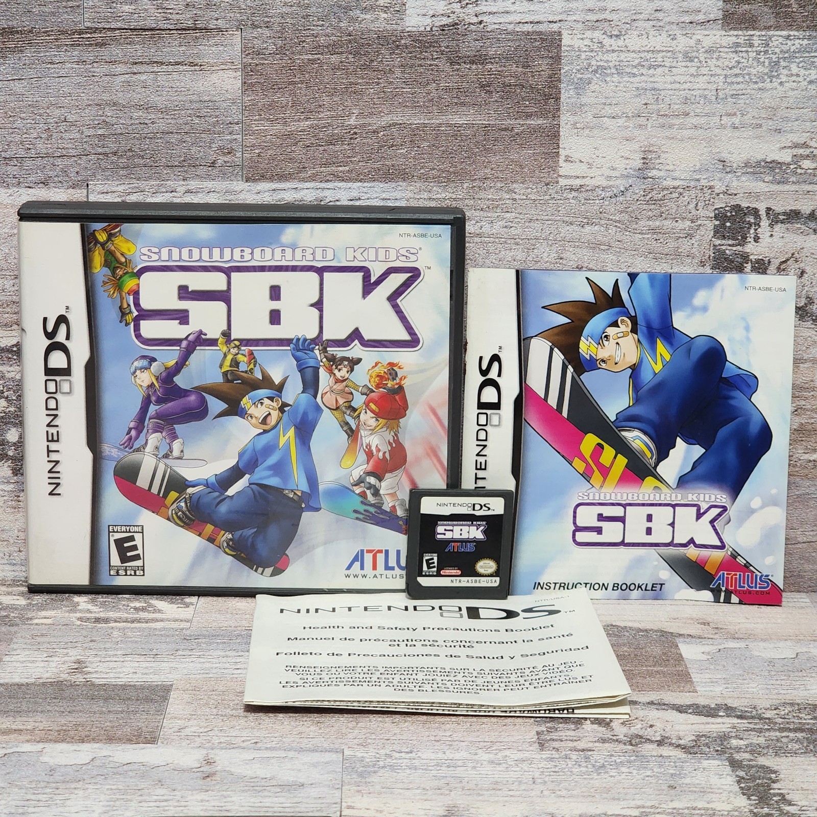 SBK Snowboard Kids (Nintendo DS) Complete Authentic CIB Tested