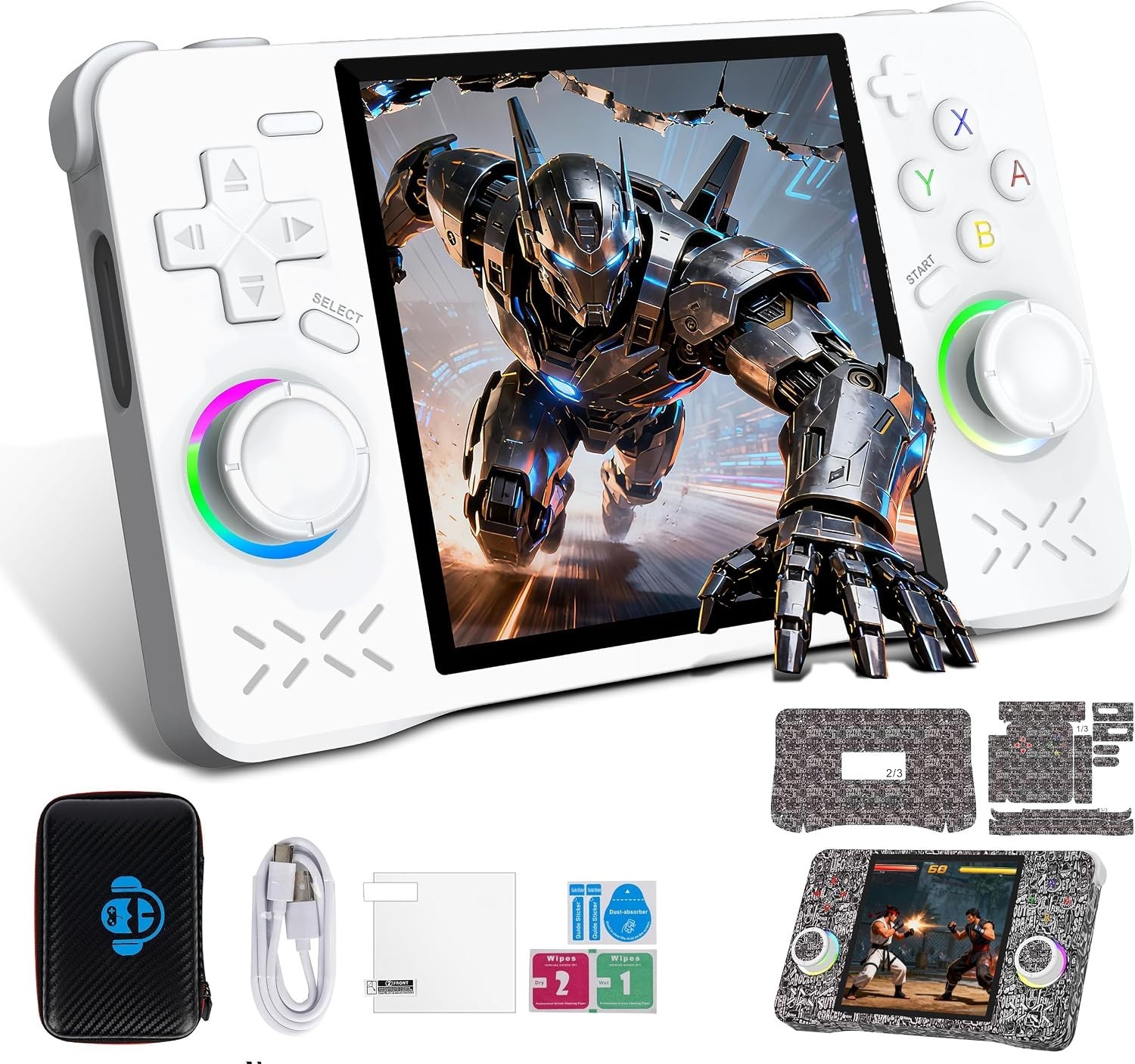 4.0-Inch Retro Game Console – 64GB Storage & WiFi Multiplayer Functionality