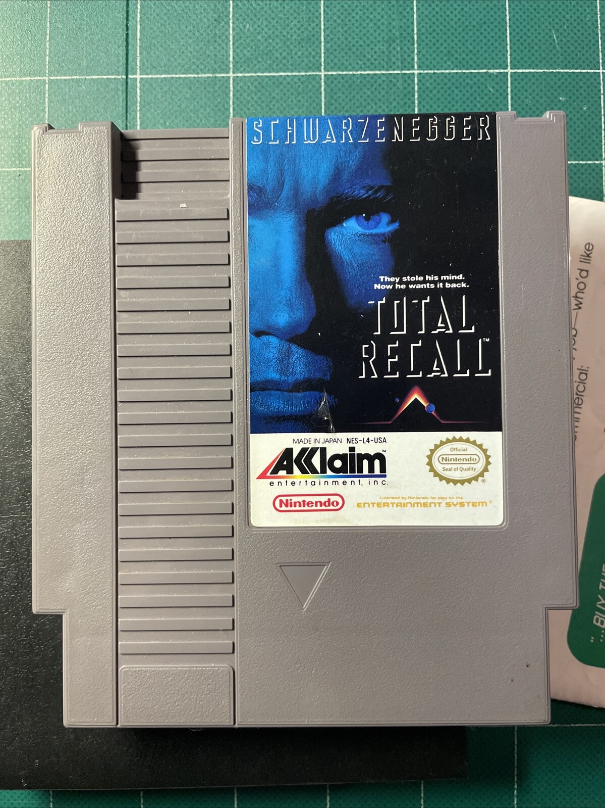 Total Recall (Nintendo NES, 1990) Tested, Sleeve & Manual