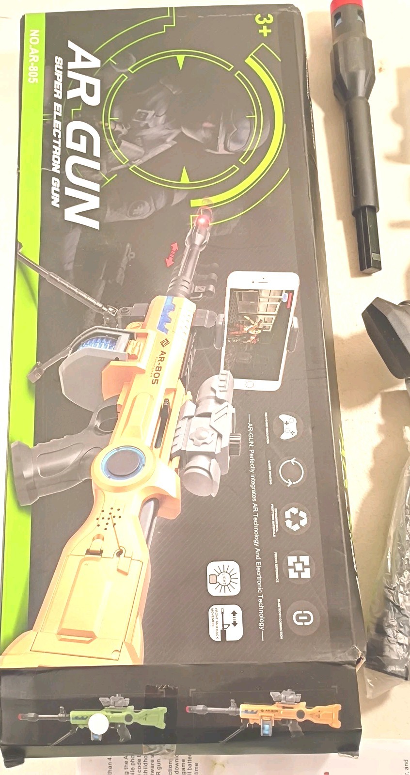 AR GUN Shooting Game AR-805 Controller Smart Phone Holder Green