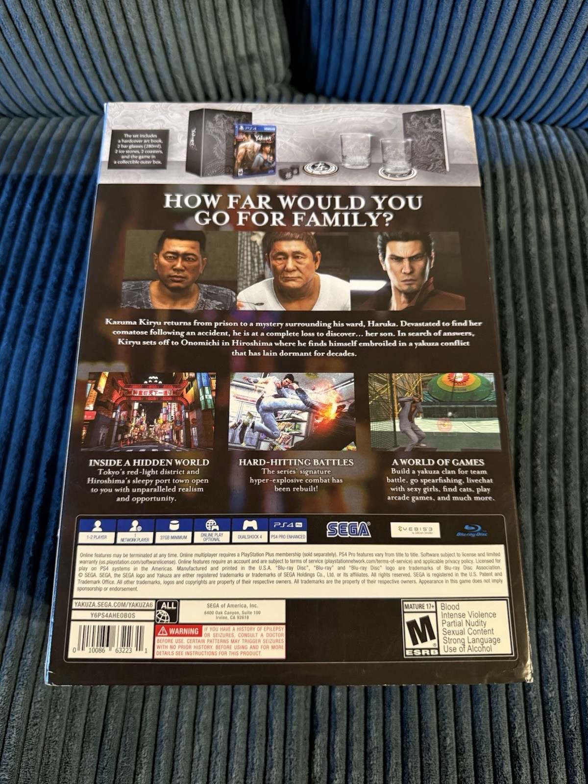 Yakuza 6 The Song of Life After Hours Premium Edition PS4 OPEN MISSING ITEMS