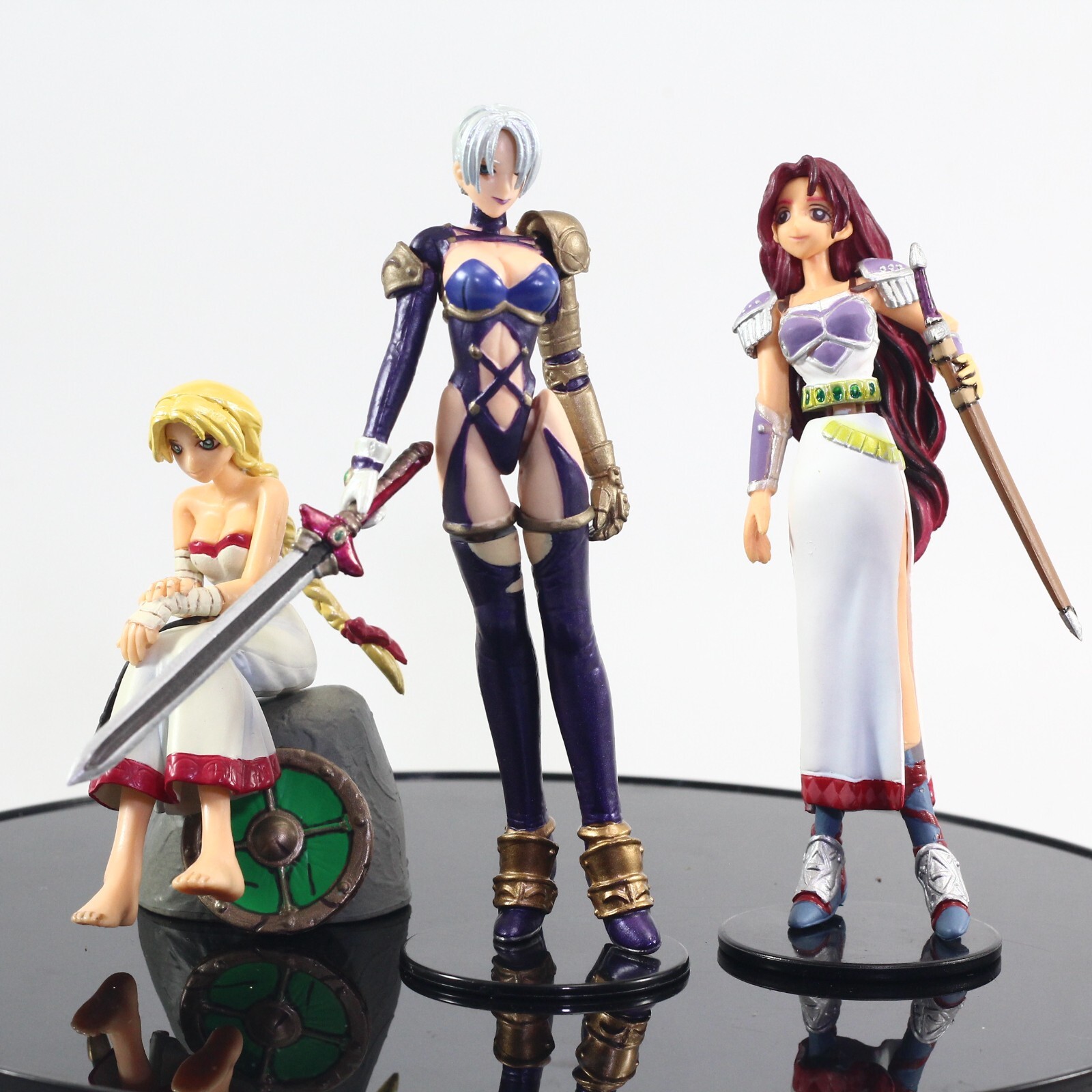 Set of Valkyrie, Violet, Ivy, SR Namco Gals Collection Kotobuki Makoto Figure