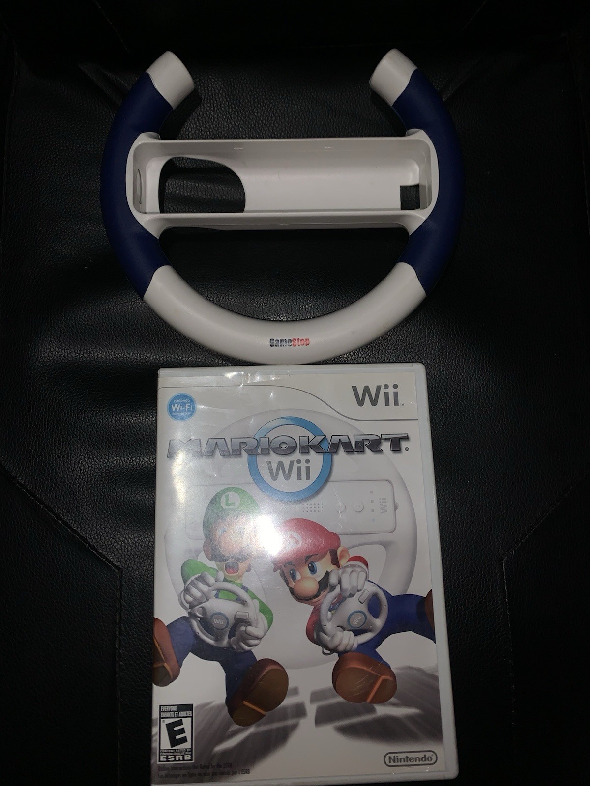 Mario Kart Wii (Nintendo, 2008) With Third Party Wheel