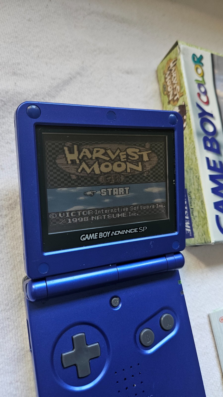 Harvest Moon GBC (Nintendo Game Boy Color, 1999) CiB, Tested and Working