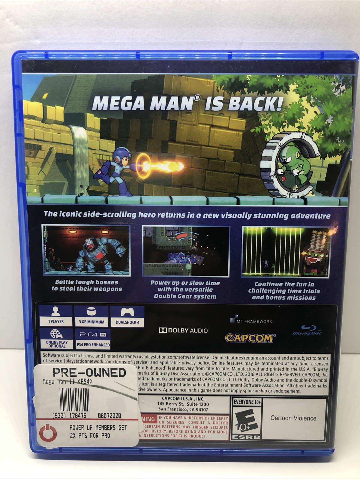Mega Man 11 (PlayStation 4, 2018)