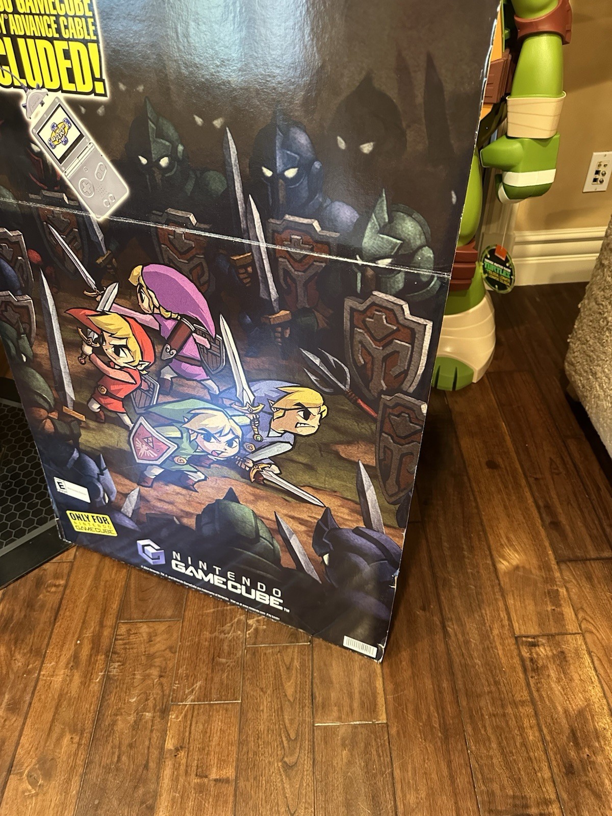 Legend of Zelda Four Swords Adventure Gamecube Promo Store Display Standee OEM⚡️