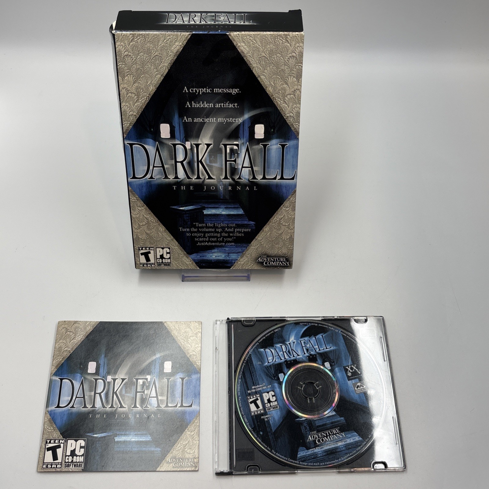 Dark Fall The Journal & Lights Out II PC Game Box Set Lot Bundle Adventure Co VG