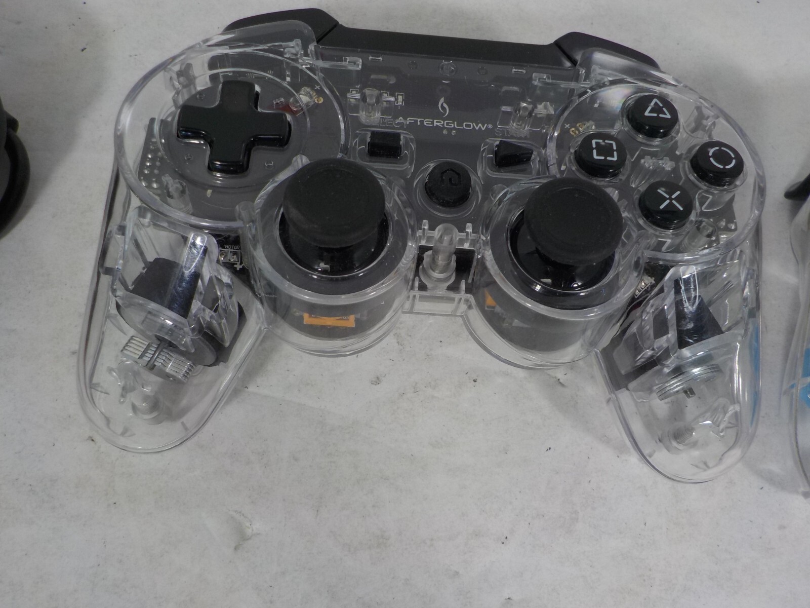 N A129 Afterglow Third Party Controller Lot of 3 (2 PS2 &1 Xbox 360)