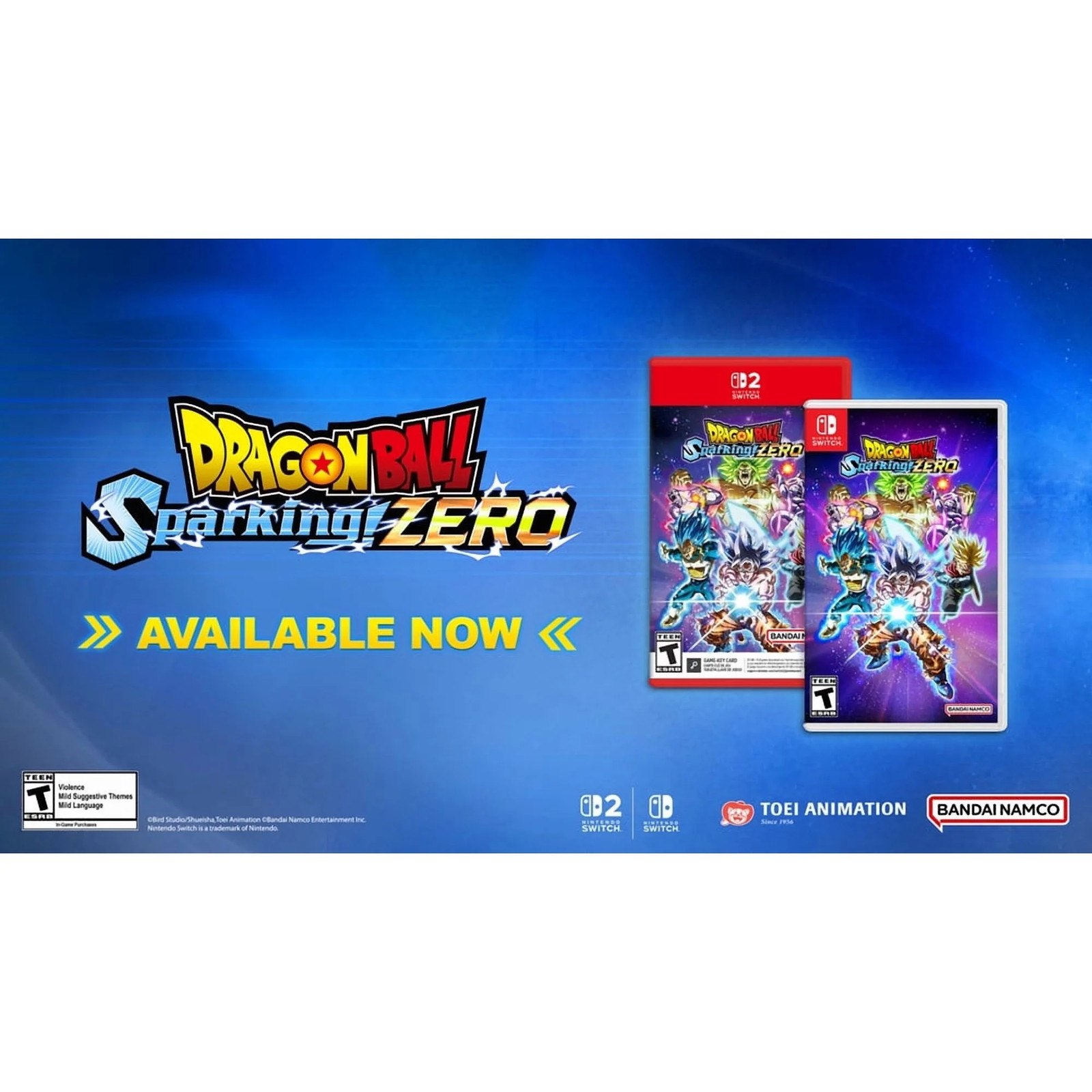 Bandai Namco Dragon Ball Sparking Zero (Nintendo Switch)