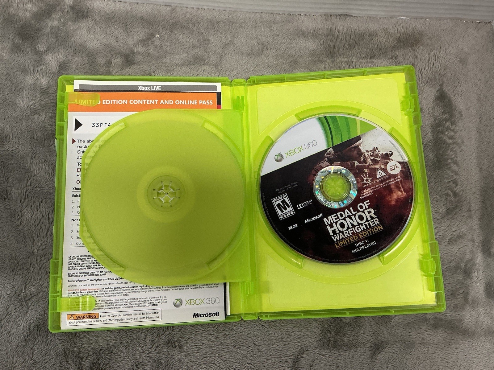 Medal of Honor: Warfighter – Limited Edition (Microsoft Xbox 360, 2012)