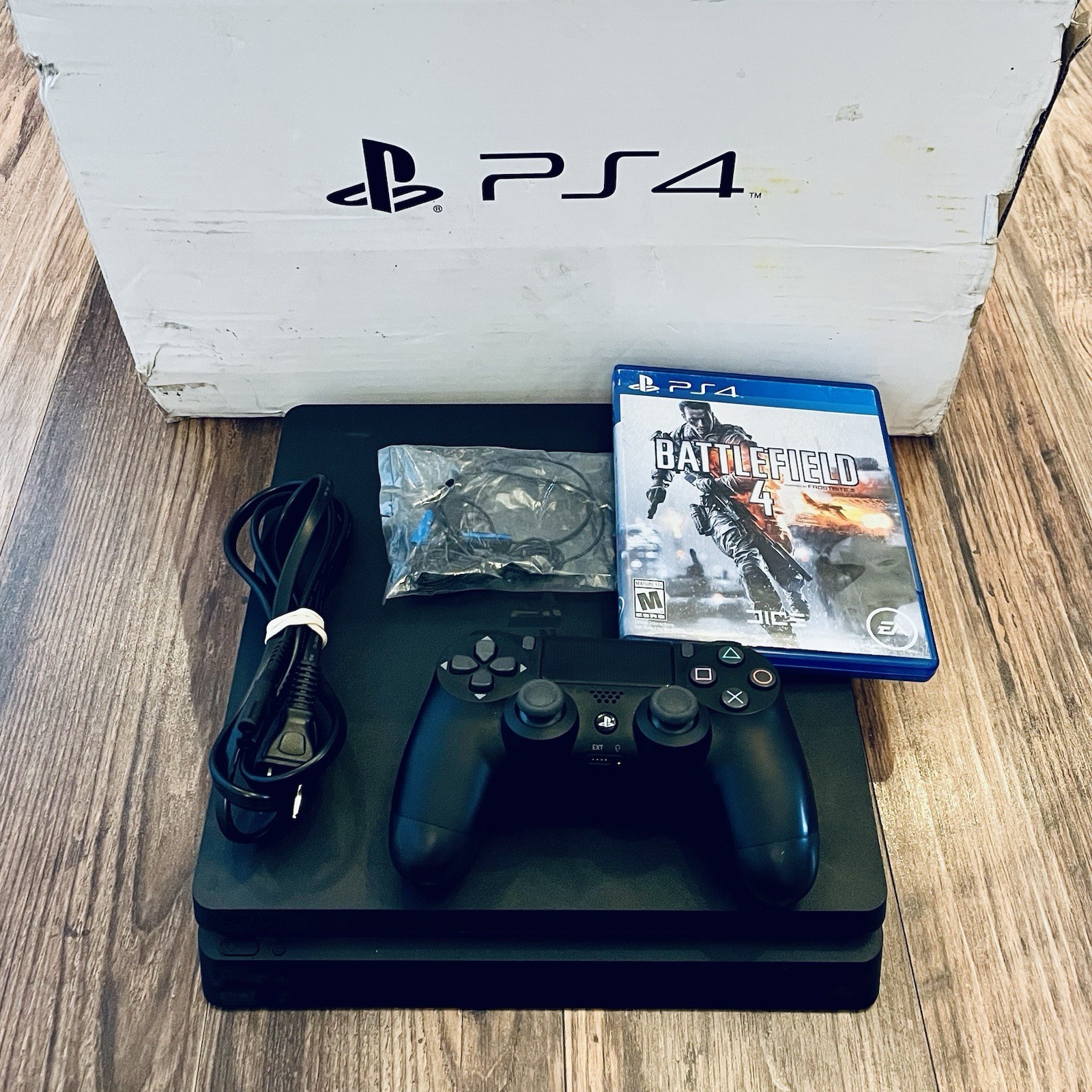 Sony PlayStation 4 Slim CUH-2215B 1TB Black Console Bundle w/ Box – SHIPS FREE!