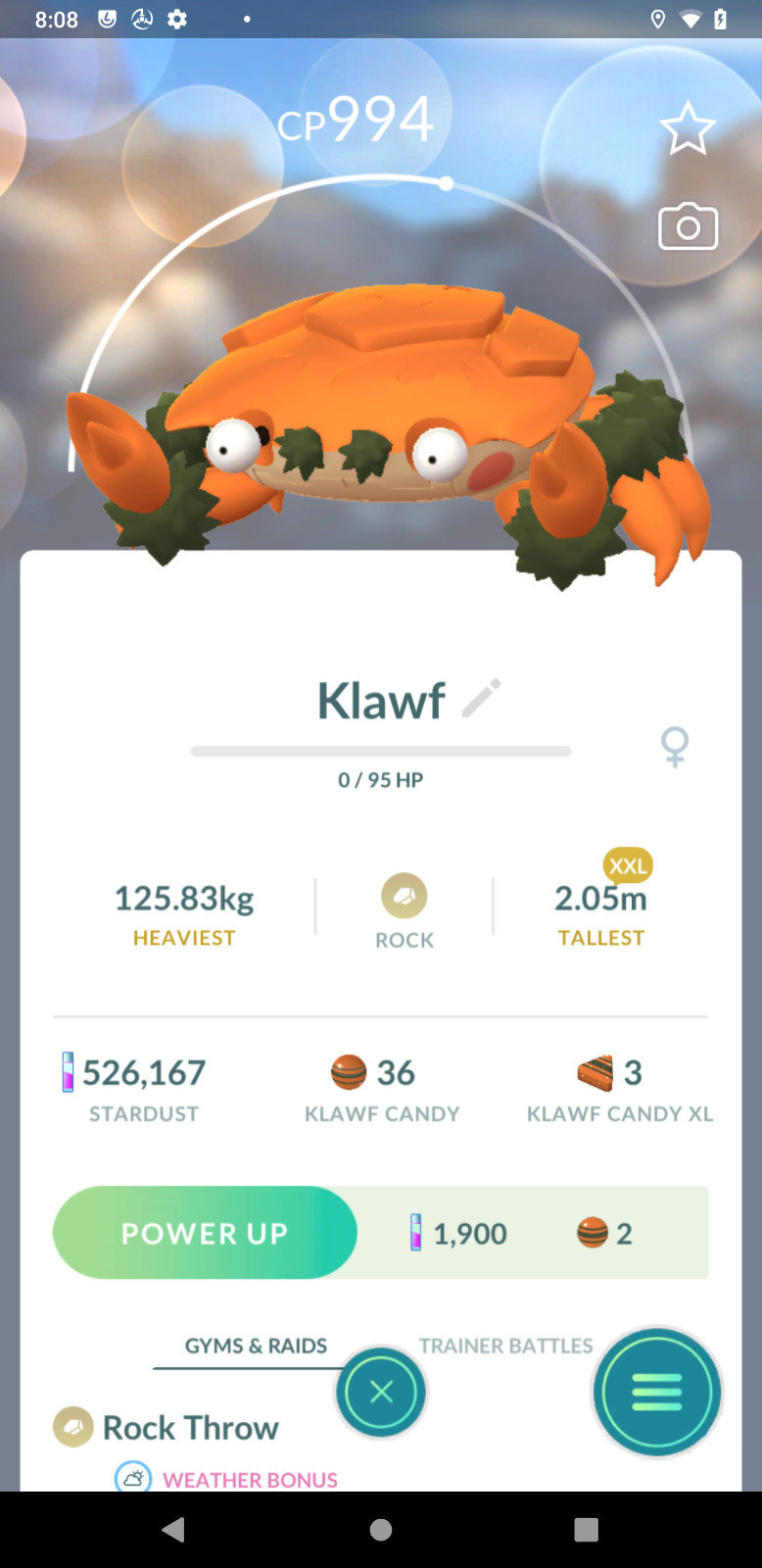 Klawf XXL or XXS | Tr-de 20k stardust