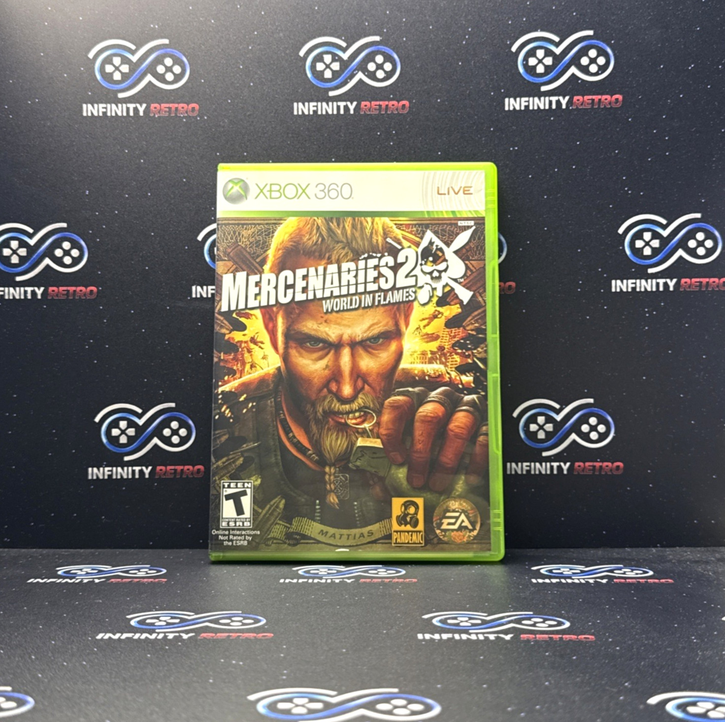 Mercenaries 2: World in Flames Xbox 360 CIB Refurbished & Tested Free Shipping
